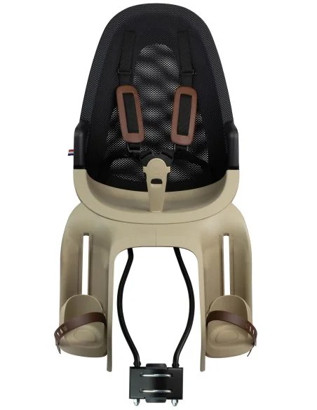 Kinderzitje achter Qibbel Air met framebevestiging (FF) - cappuccino