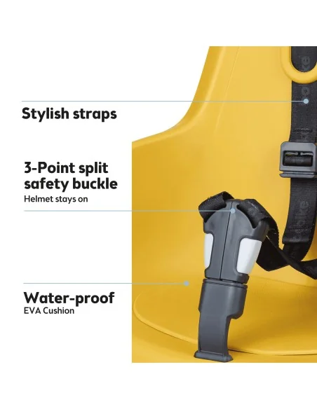 Kinderzitje voor Bobike One Mini - mighty mustard