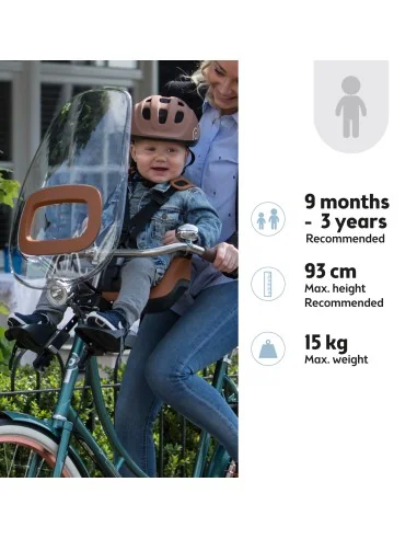 Kinderzitje voor Bobike One Mini - mighty mustard