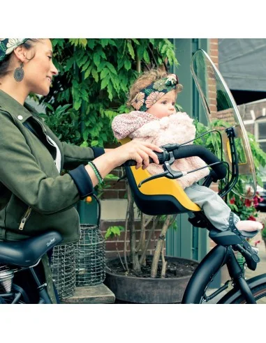 Kinderzitje voor Bobike One Mini - mighty mustard
