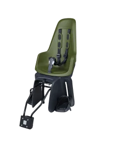 Kinderzitje achter Bobike One Maxi 1P & EB-D met frame- en dragerbevestiging - olive green