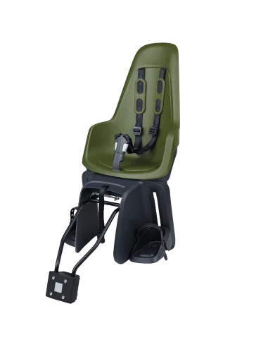 Kinderzitje achter Bobike One Maxi 1P & EB-D met frame- en dragerbevestiging - olive green