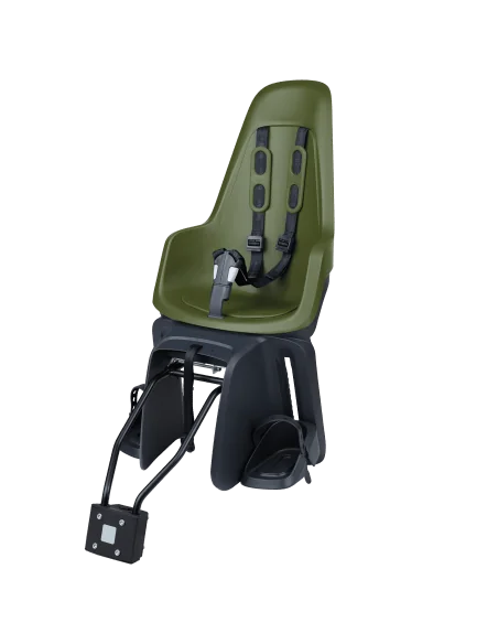 Kinderzitje achter Bobike One Maxi 1P & EB-D met frame- en dragerbevestiging - olive green