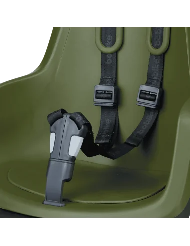 Kinderzitje achter Bobike One Maxi 1P & EB-D met frame- en dragerbevestiging - olive green