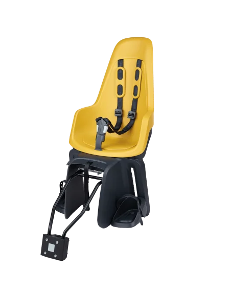 Kinderzitje achter Bobike One Maxi 1P & EB-D met frame- en dragerbevestiging - mighty mustard