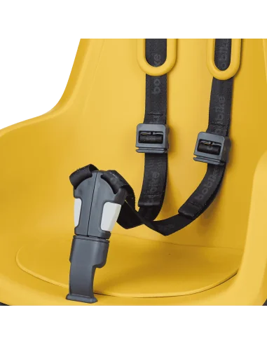 Kinderzitje achter Bobike One Maxi 1P & EB-D met frame- en dragerbevestiging - mighty mustard