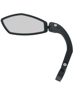 Spiegel Edge E-bike links 360 graden verstelbaar 21-26 mm - zwart