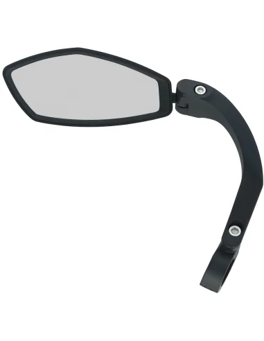 Spiegel Edge E-bike links 360 graden verstelbaar 21-26 mm - zwart