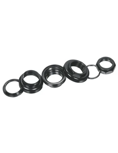 Balhoofdset 1" Ergotec S101GK met draad - zwart