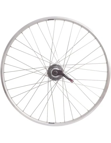 Achterwiel 28" / 622 x 19C Ryde ZAC19 velg met Shimano Nexus 7 remnaaf - zilver