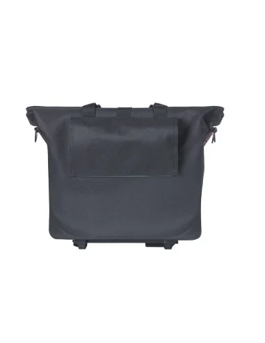 Fietstas Basil City MIK met KF-haak 8-11 liter 39,5 x 39 x 15 cm - zwart