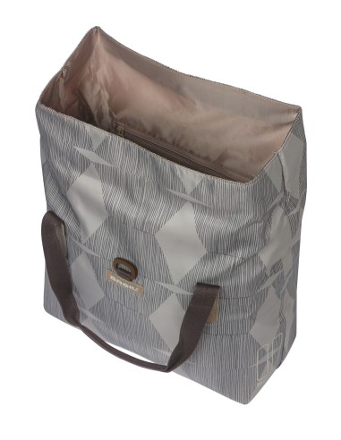 Fietsshopper Basil Elegance 20-26 liter 39 x 39 x 17 cm - chateau taupe