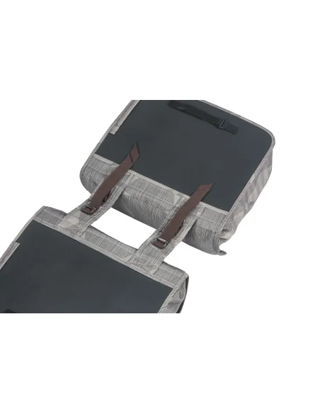 Dubbele fietstas Basil Elegance 40-49 liter 40 x 38 x 16 cm - chateau taupe