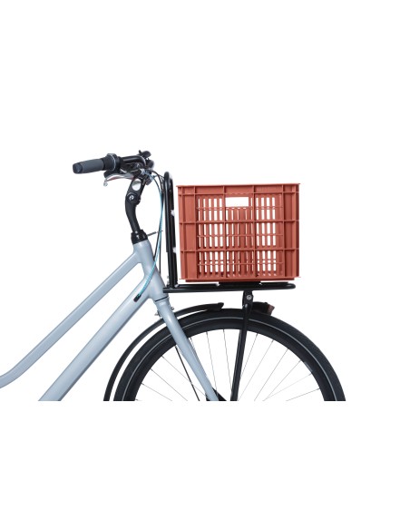 Gerecyclede fietskrat Basil Crate L 40.0 liter39 x 49 x 26 cm - terra red