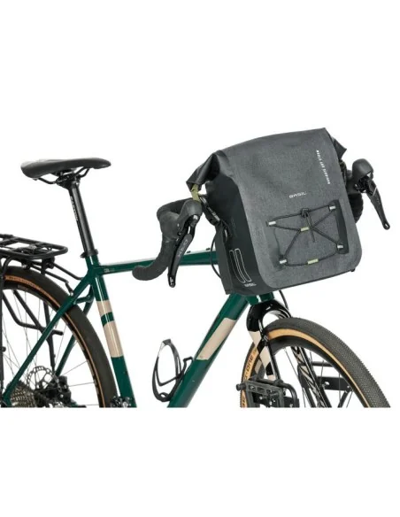 Stuurtas Basil Navigator Storm KF 10-11 liter 27 x 24 x 15 cm - zwart