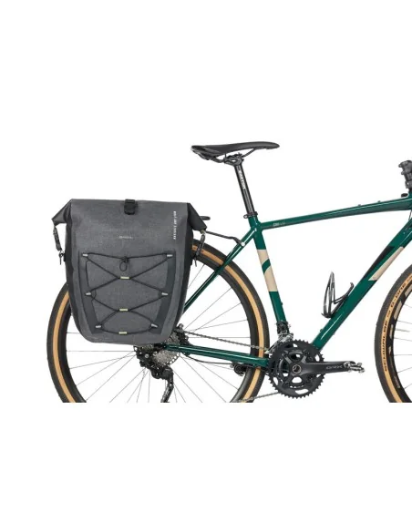 Enkele fietstas Basil Navigator Storm MIK SIDE L 25-31 liter 46 x 36 x 21 cm - zwart