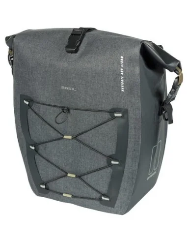 Enkele fietstas Basil Navigator Storm MIK SIDE L 25-31 liter 46 x 36 x 21 cm - zwart
