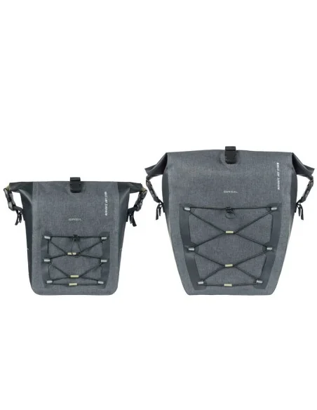 Enkele fietstas Basil Navigator Storm MIK SIDE M 12-15 liter 34 x 28 x 19 cm - zwart