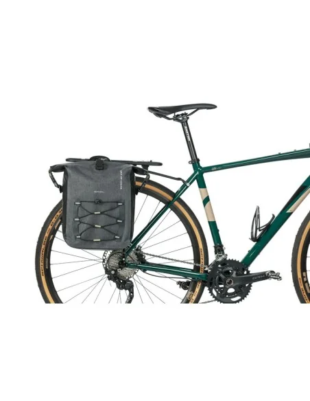 Enkele fietstas Basil Navigator Storm MIK SIDE M 12-15 liter 34 x 28 x 19 cm - zwart