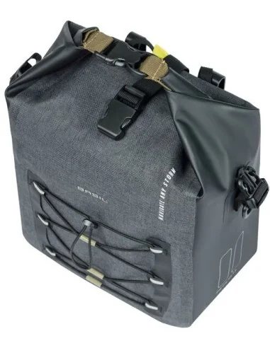 Enkele fietstas Basil Navigator Storm MIK SIDE M 12-15 liter 34 x 28 x 19 cm - zwart