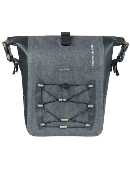 Enkele fietstas Basil Navigator Storm MIK SIDE M 12-15 liter 34 x 28 x 19 cm - zwart