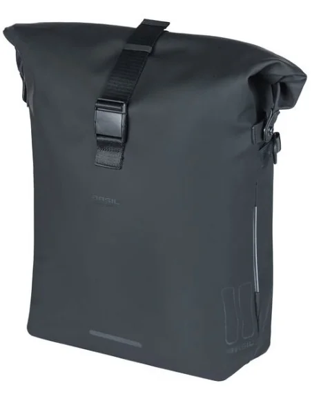 Fietsschoudertas Basil SoHo MIK SIDE 17 liter 16 x 32 x 37 cm - zwart