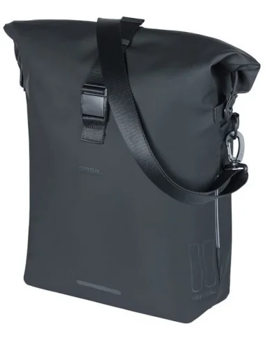 Fietsschoudertas Basil SoHo MIK SIDE 17 liter 16 x 32 x 37 cm - zwart
