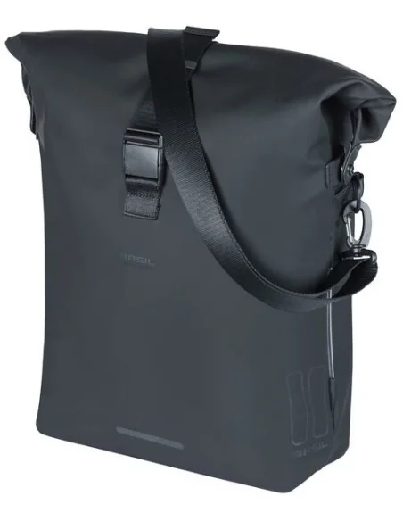 Fietsschoudertas Basil SoHo MIK SIDE 17 liter 16 x 32 x 37 cm - zwart