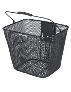 Fietsmand Basil Bilbao KF bevestiging inclusief stuurbochthouder 26 x 22 x 27 cm - zwart
