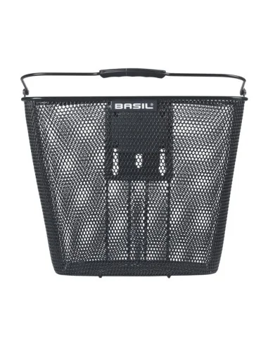 Fietsmand Basil Bilbao KF bevestiging inclusief stuurbochthouder 26 x 22 x 27 cm - zwart