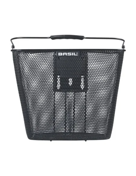 Fietsmand Basil Bilbao KF bevestiging inclusief stuurbochthouder 26 x 22 x 27 cm - zwart