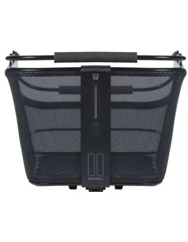 Fietsmand Basil Cento Tech Fiber Nordlicht MIK 21 Liter 39 x 24 x 15 cm zwart