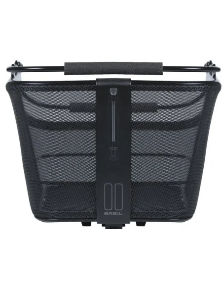 Fietsmand Basil Cento Tech Fiber Nordlicht MIK 21 Liter 39 x 24 x 15 cm zwart