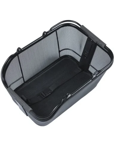 Fietsmand Basil Cento Tech Fiber Nordlicht MIK 21 Liter 39 x 24 x 15 cm zwart