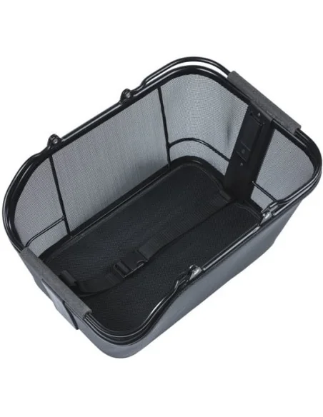 Fietsmand Basil Cento Tech Fiber Nordlicht MIK 21 Liter 39 x 24 x 15 cm zwart