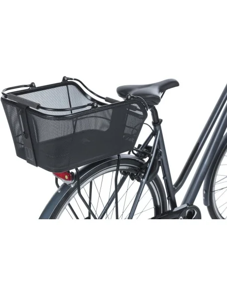 Fietsmand Basil Cento Tech Fiber Nordlicht MIK 21 Liter 39 x 24 x 15 cm zwart