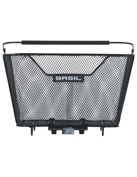 Fietsmand Basil Lesto met MIK bevestiging 24 x 32 x 17 cm - zwart