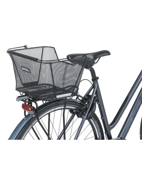 Fietsmand Basil Lesto met MIK bevestiging 24 x 32 x 17 cm - zwart