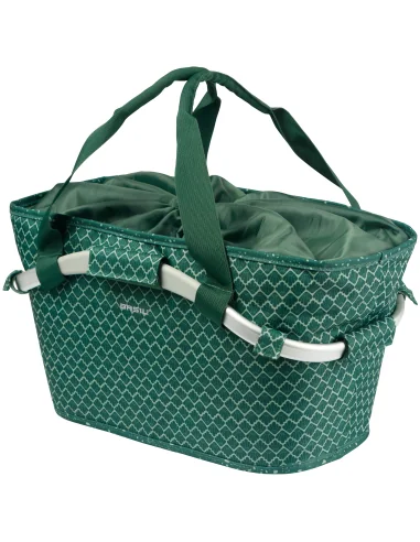 Fietsmand Basil Flair Carry All achtermand met MIK bevestiging 38 x 21 x 27 cm - groen