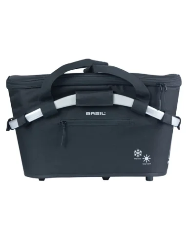 Fietsmand Basil Classic Carry All ISO met MIK bevestiging 18 liter 38 x 21 x 27 cm - zwart
