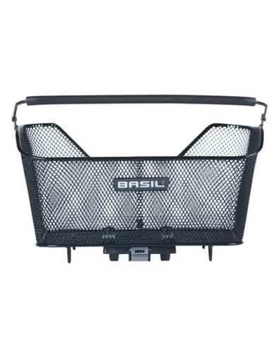 Fietsmand Basil Base M Multi System NX 13 liter 25 x 33 x 16 cm - zwart