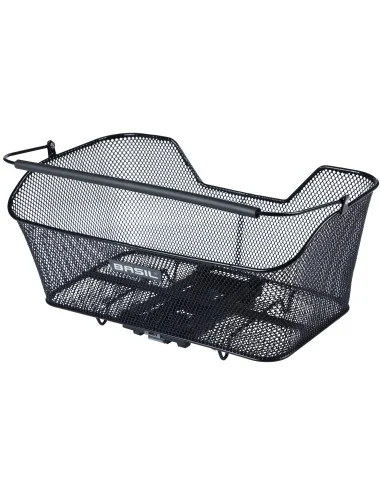 Fietsmand Basil Base XL achtermand MIK 44 x 23 x 17 cm - zwart