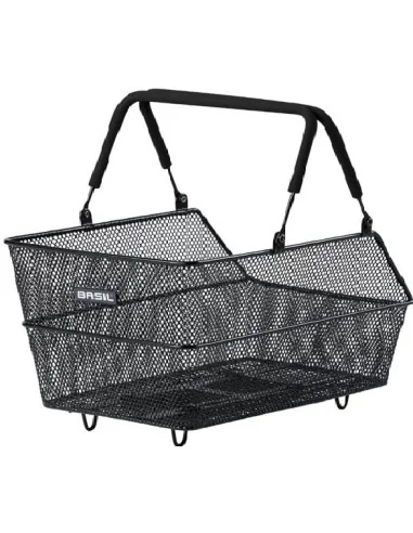 Fietsmand Basil Cento met MIK bevestiging 14 liter 39 x 24 x 13 cm - zwart