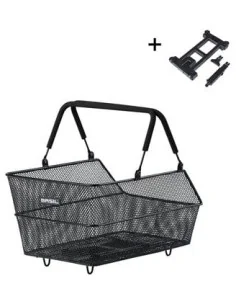 Fietsmand Basil Cento S met MIK bevestiging 7 liter 31 x 21 x 11 cm - zwart
