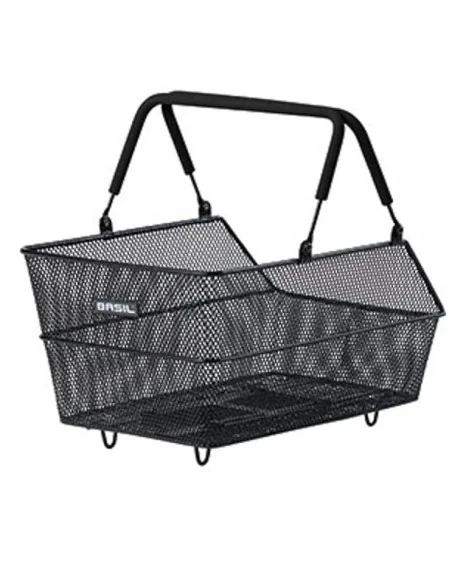 Fietsmand Basil Cento S met MIK bevestiging 7 liter 31 x 21 x 11 cm - zwart