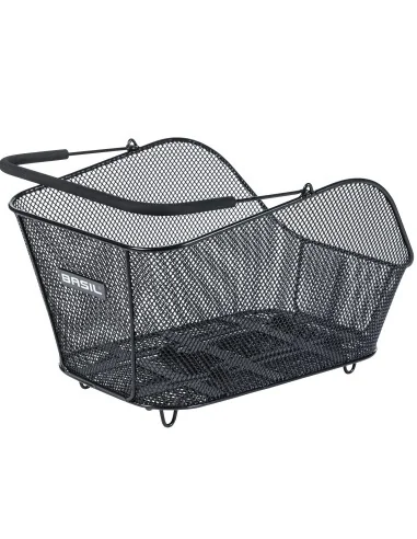 Fietsmand Basil Icon M met MIK bevestiging 13 liter 39 x 24 x 14 - zwart