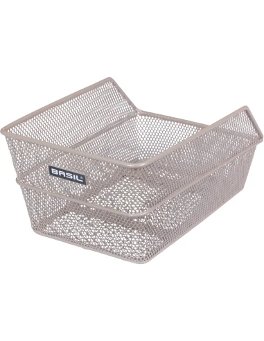 Fietsmand Basil Cento S 36 x 26 x 18 cm - Nude metallic