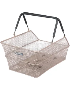 Fietsmand Basil Cento MIK 39 x 24 x 13 cm - Nude metallic