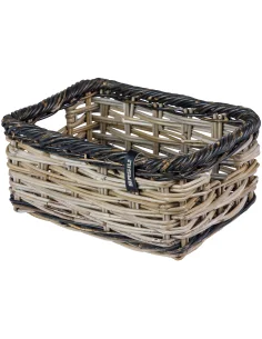 Fietsmand Basil Dijon S 27 x 39 x 18 cm - grijs zwart