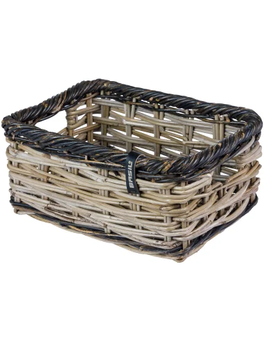 Fietsmand Basil Dijon S 27 x 39 x 18 cm - grijs zwart